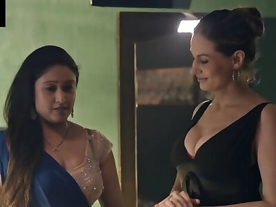 Horny white housewife explores lesbian romance desi style  Indian web series