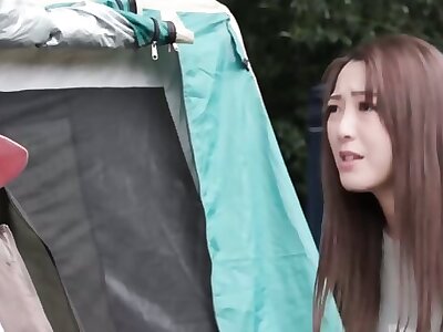 Fucking Hot and sexy Japanese teen in camp