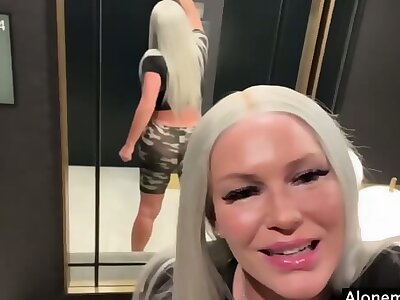 Kaden Kole  Busty Blonde MILF Lets Her Stepsons Friend Creampie Her