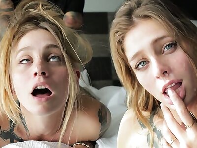 HER CLIMAX IS AMAZING  Crazy Blonde Has Eye Rolling Orgasms