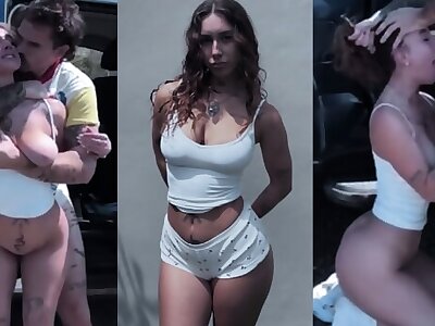 Natural Teen Slut Fucked Hardcore Outside Truck