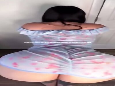clapping ass on dress