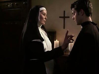 MOTHER SUPERIOR WELCOMES THE ALTAR BOY TO THE CONVENT