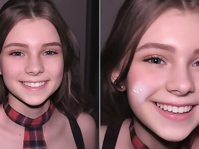 She Just Turned 18  Tight School Girl Was Too  Resist