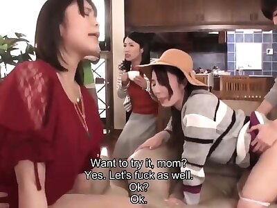Family Gangbang With Japanese MILFS